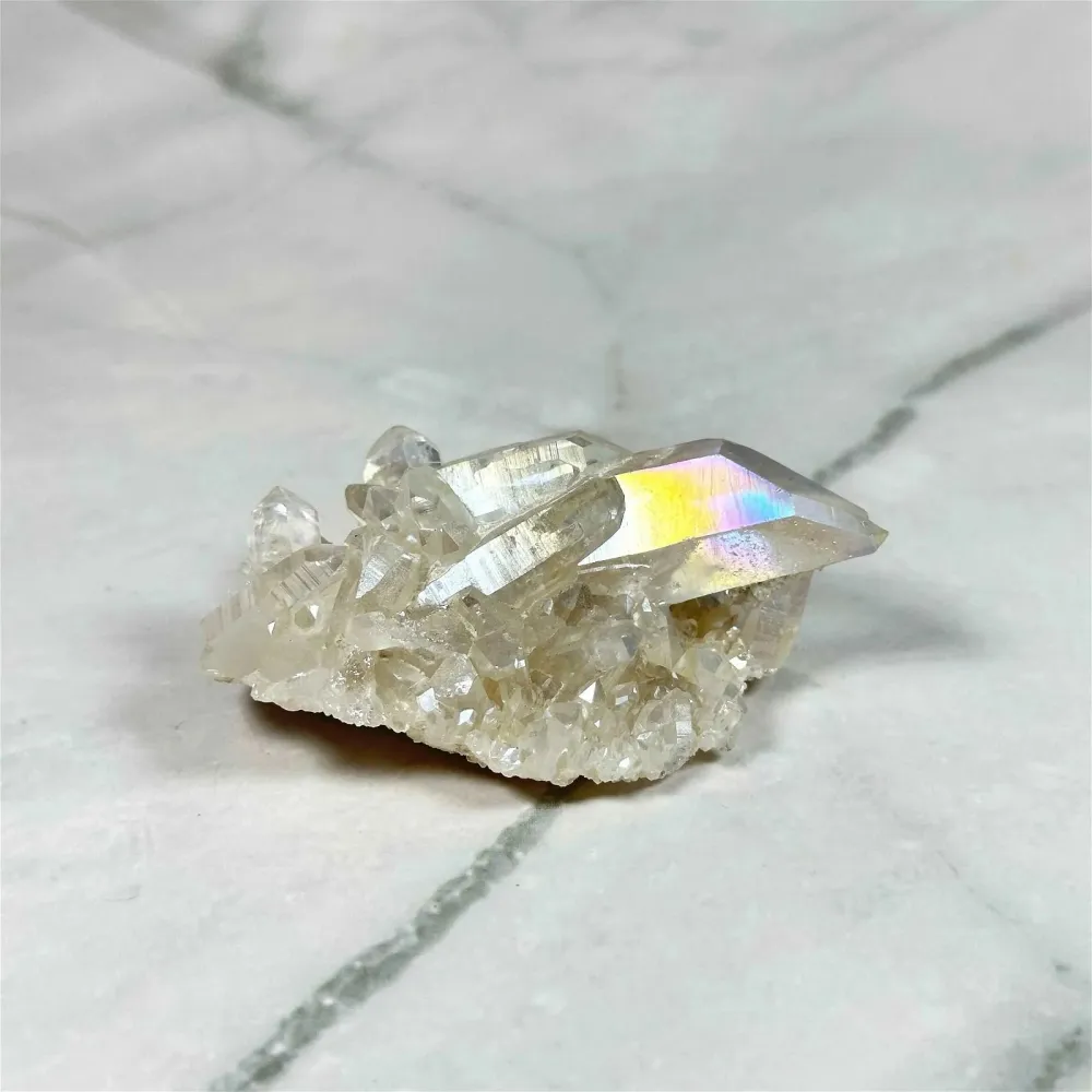 Cristaux de Quartz Aura Pearl - P9 (extra)