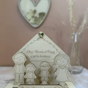 Décoration "La Maison du bonheur" – Personnalisable