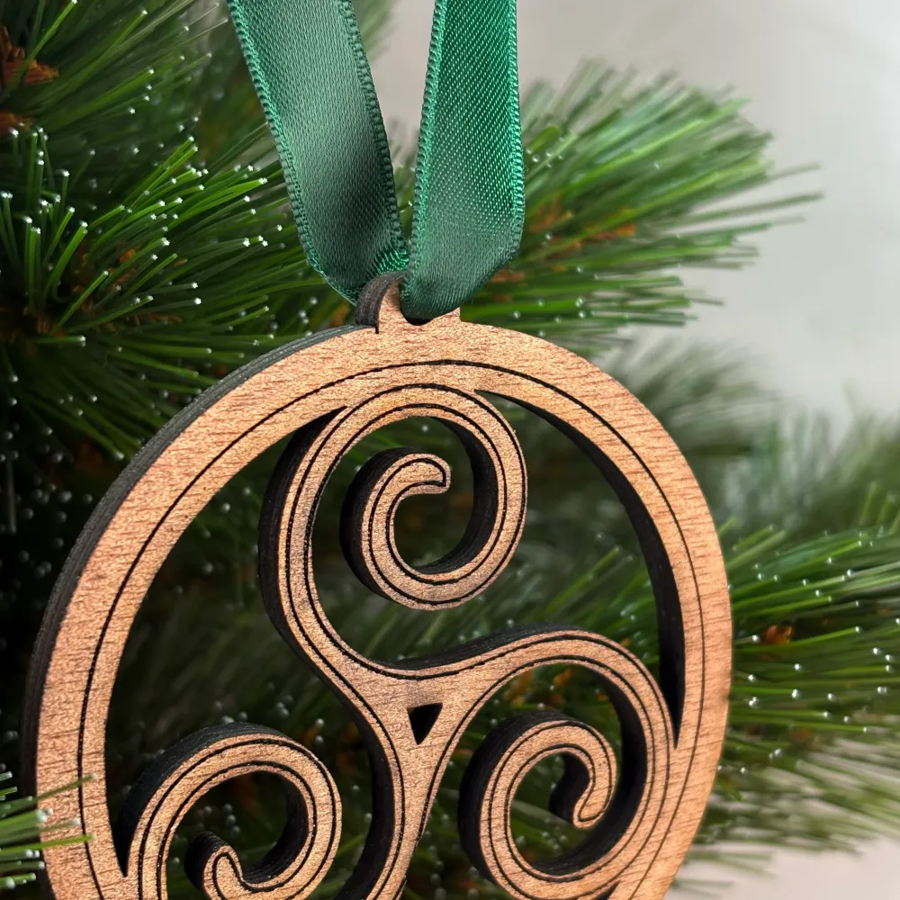 Décoration sapin Triskèle (pack x3)