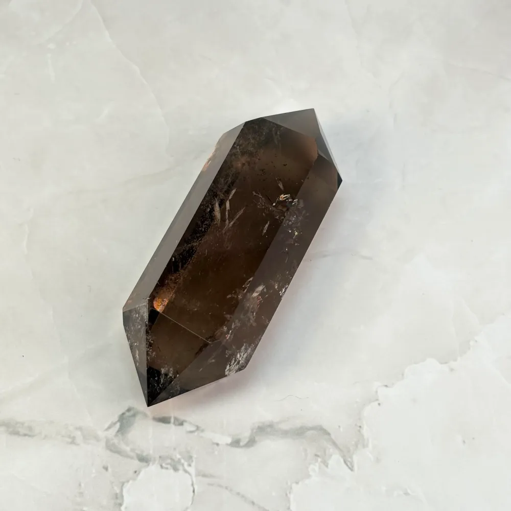 Double pointe Quartz Fumé - P2 (extra)