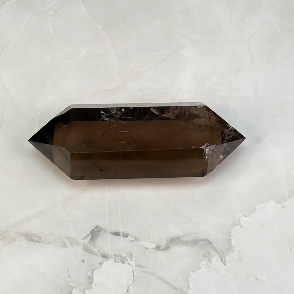 Double pointe Quartz Fumé - P2 (extra)