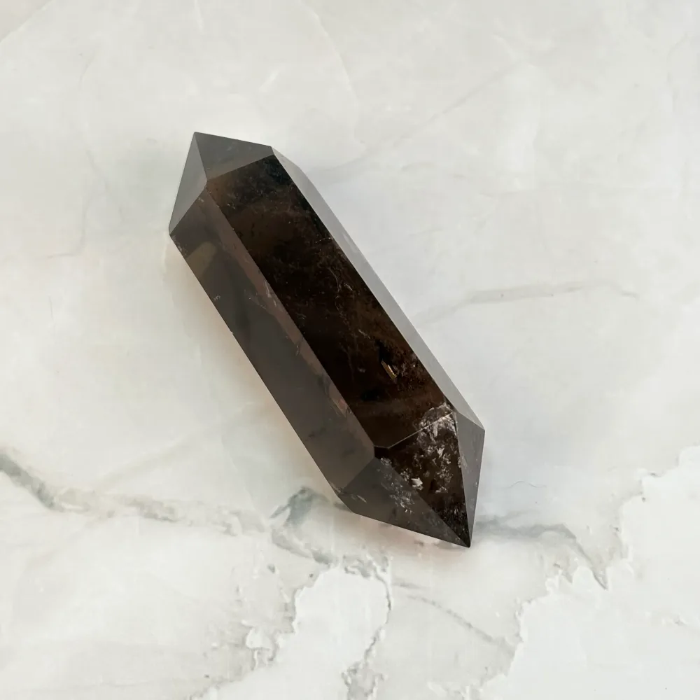 Double pointe Quartz Fumé - P2 (extra)