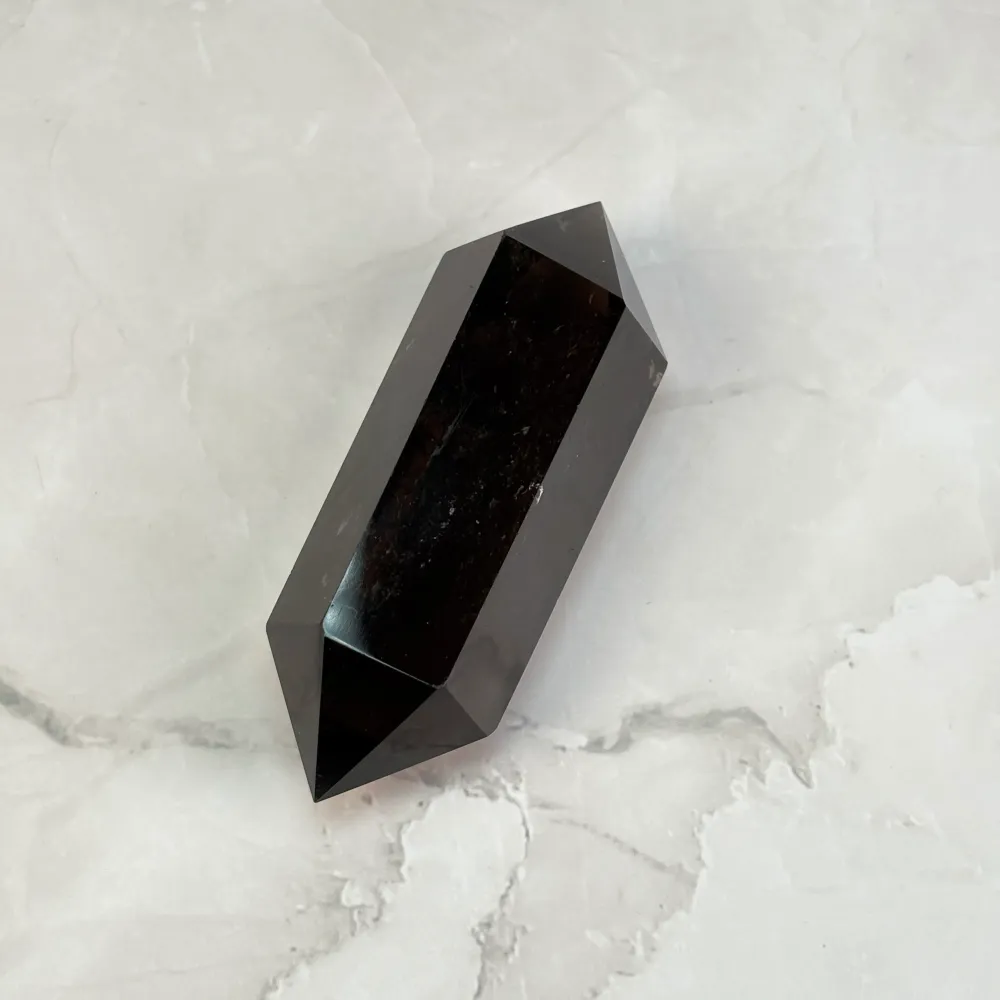 Double pointe Quartz Fumé - P10 (extra)