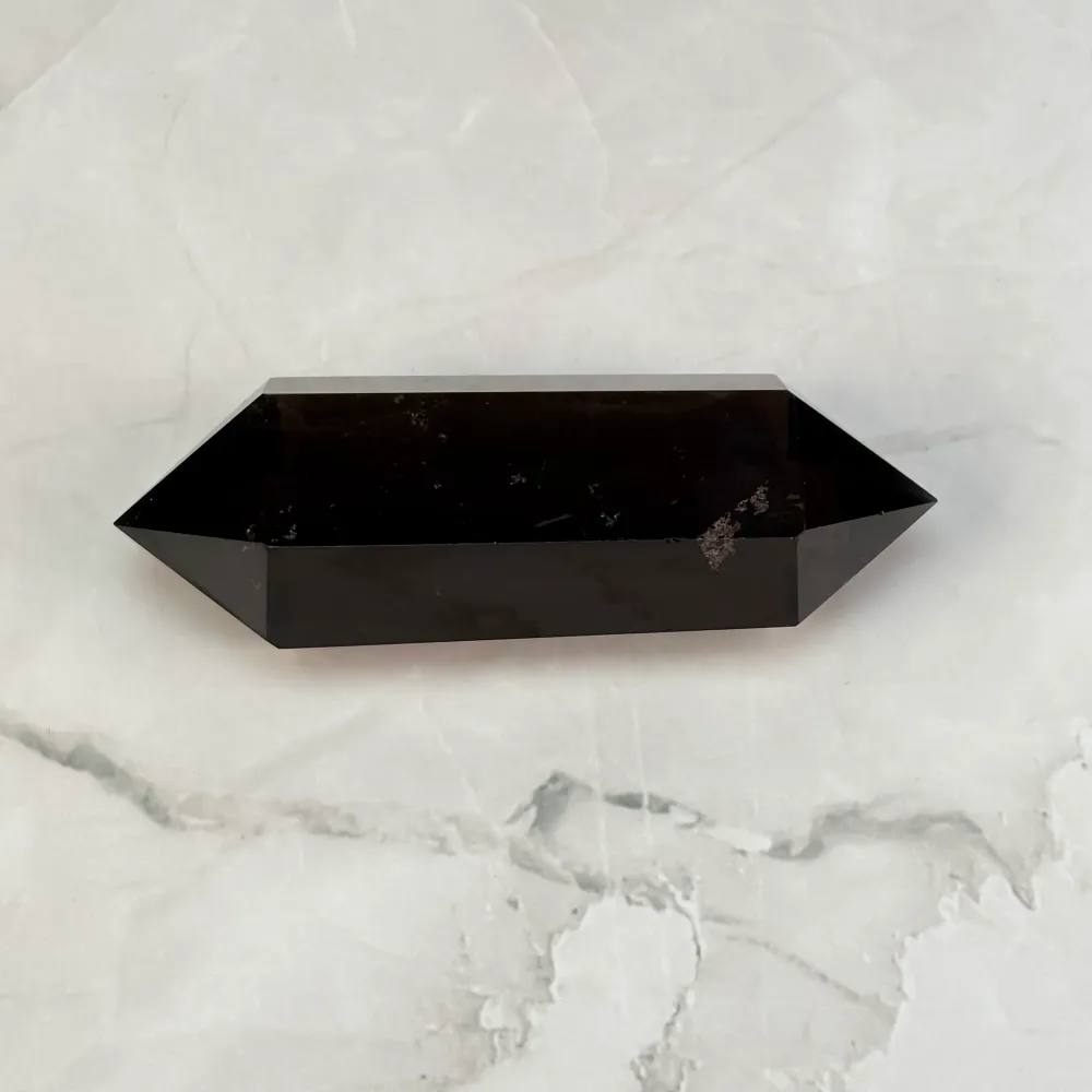 Double pointe Quartz Fumé - P10 (extra)
