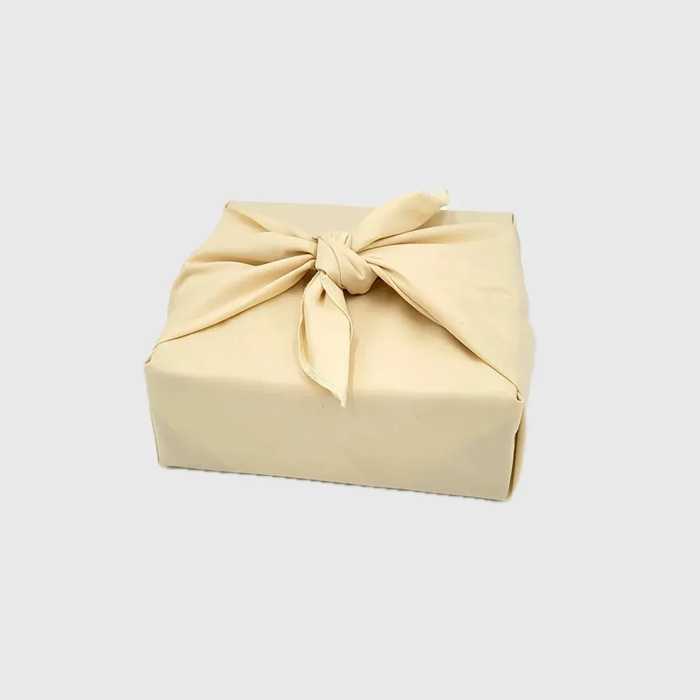 Furoshiki - Emballage cadeau soyeux - Doré