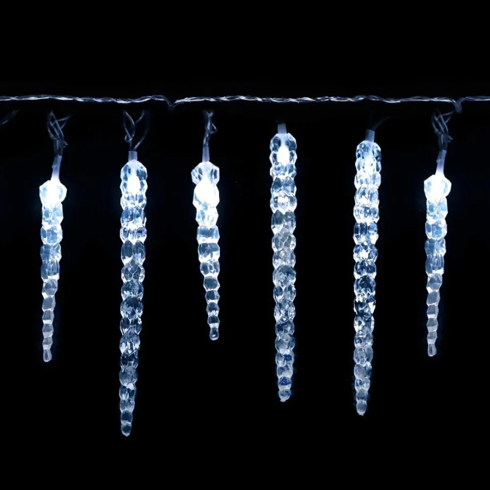 Guirlande de glaçons de Noël - 40 LED - 5 mètres