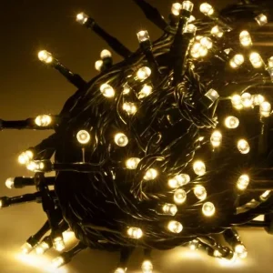 Guirlandes lumineuses de Noël - Blanc chaud - 10 mètres - IP44 - Connectable - Premium