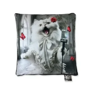LOT DE 2 COUSSINS CAT LOVER BINET