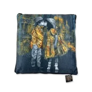 LOT DE 2 COUSSINS LES PETITS AMOUREUX ROMARIC