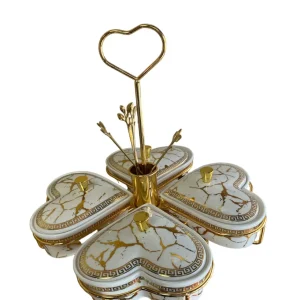 Présentoir coeur 4 compartiments Maison D'Orient