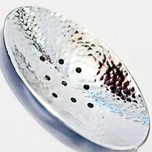 MAROC - PORTE-SAVON OVALE EN ALUMINIUM