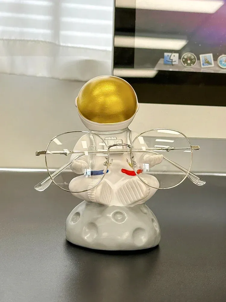 Miniso Fashion Support de lunettes d'astronaute créatif Présentoir à lunettes pour décoration Cadeau