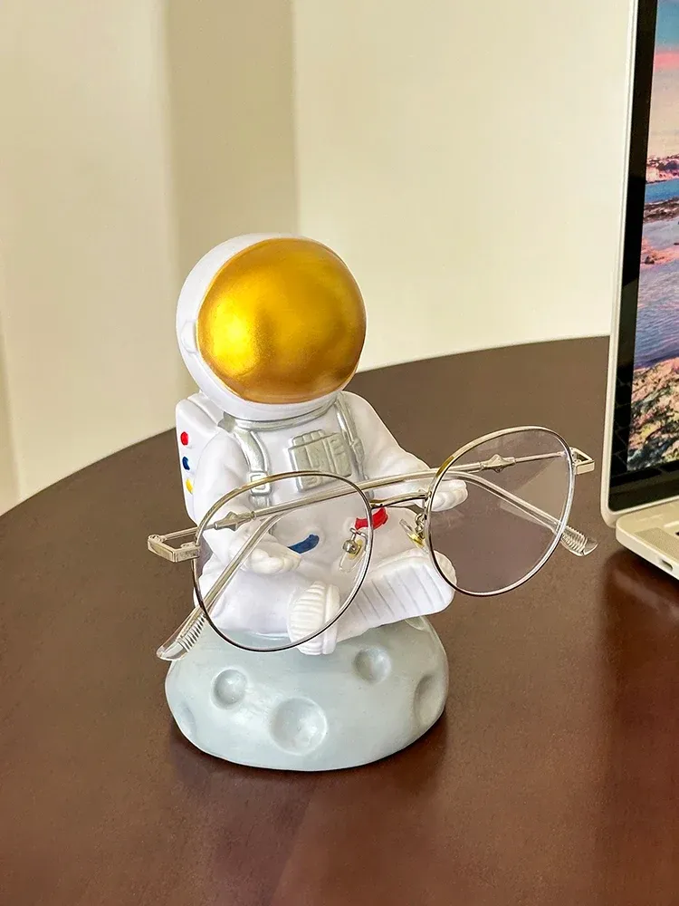 Miniso Fashion Support de lunettes d'astronaute créatif Présentoir à lunettes pour décoration Cadeau