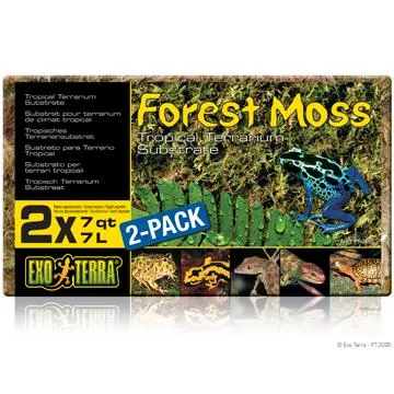 Mousse de êt Forest Moss Exo Terra, 2 x 7 L (2 x 7 pte)