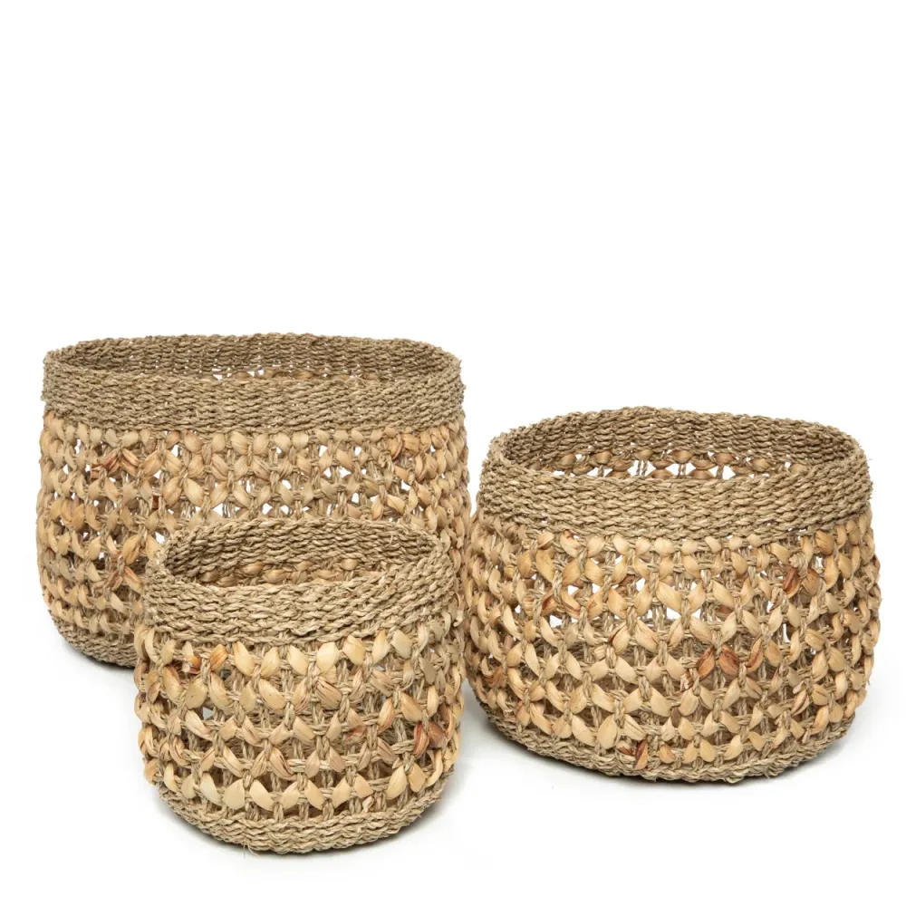 NHA TRANG Ensemble de 3 Paniers