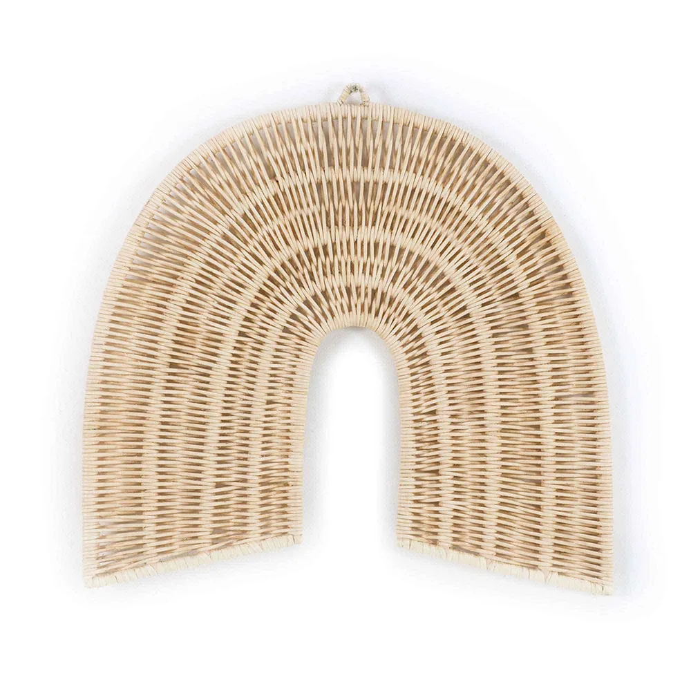 Ornement de mur arc en ciel en rotin (45x40 cm) · RD200-N99