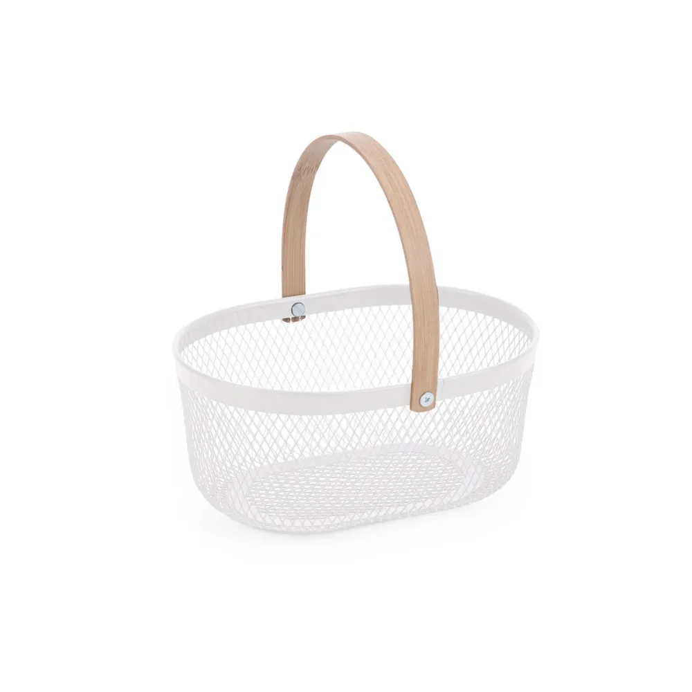 Panier Confortime Métal Bambou Oblongue (12 Unités)