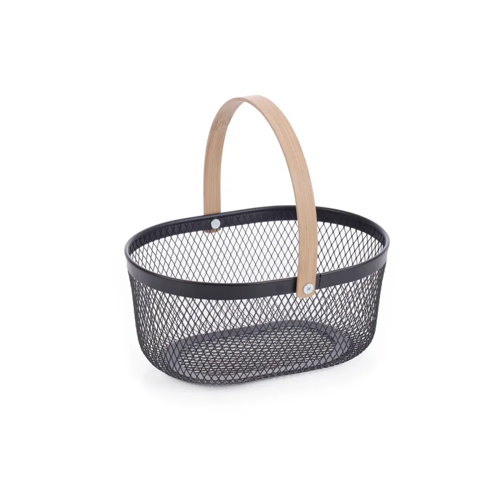 Panier Confortime Métal Bambou Oblongue (12 Unités)