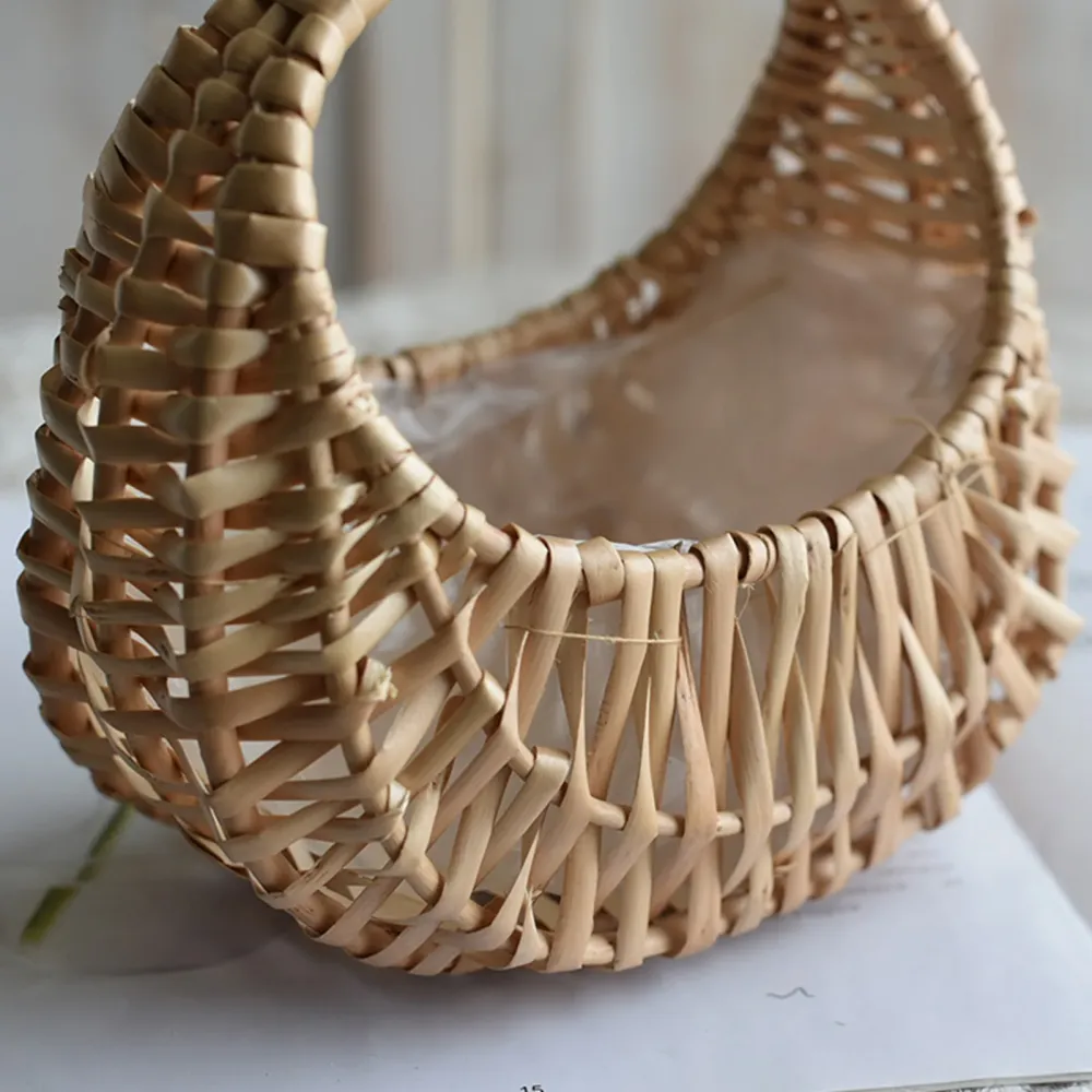 Panier d'arrangement de fleurs portable à la mode