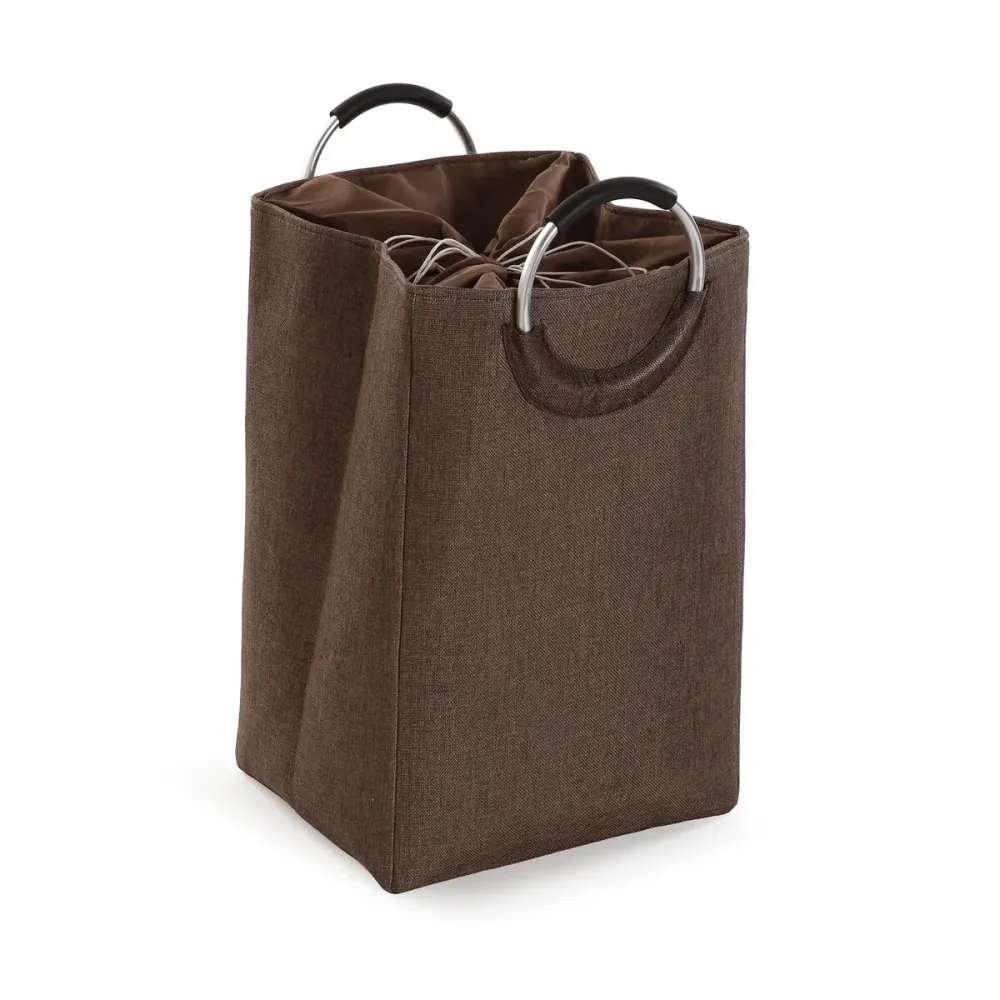 Panier à linge Versa Marron Aluminium polypropylène EVA 36 X 55 X 30 CM