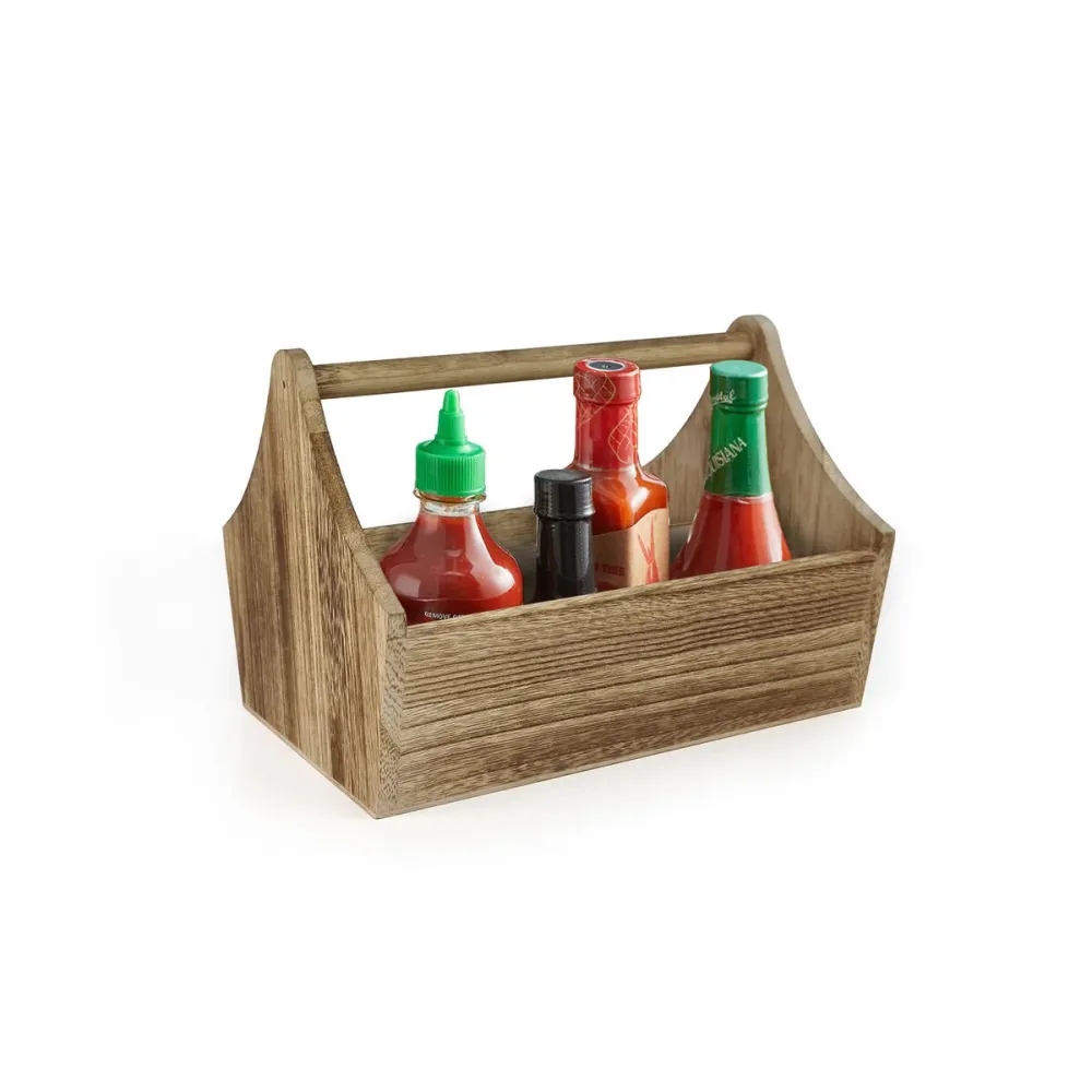 Panier Multi-usages My Bar Bois 25 x 18 x 18 cm (6 Unités)
