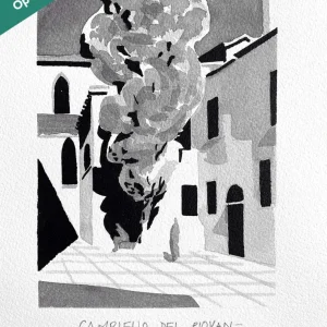 Campiello del Piovan - Œuvre originale Paul SPRIET