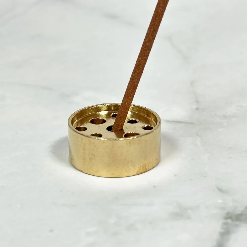 Petit porte-encens doré