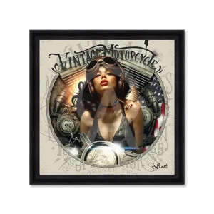 PIN UP BIKER SYLVAIN BINET 52X52