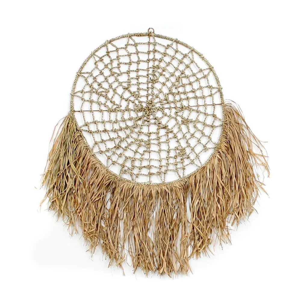 RAFFIA Attrape-Rêves-Naturel