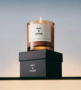 Salt&Stone Candle Saffron & Cedar