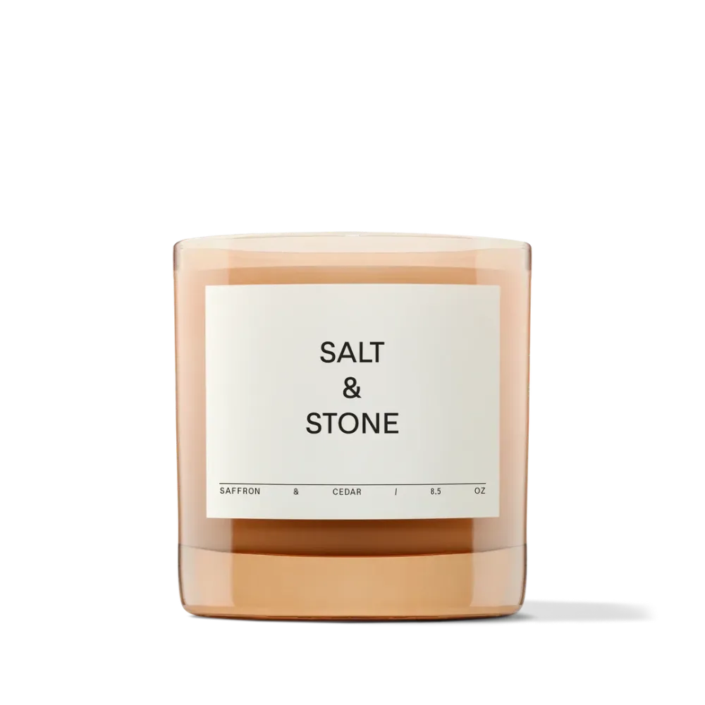Salt&Stone Candle Saffron & Cedar