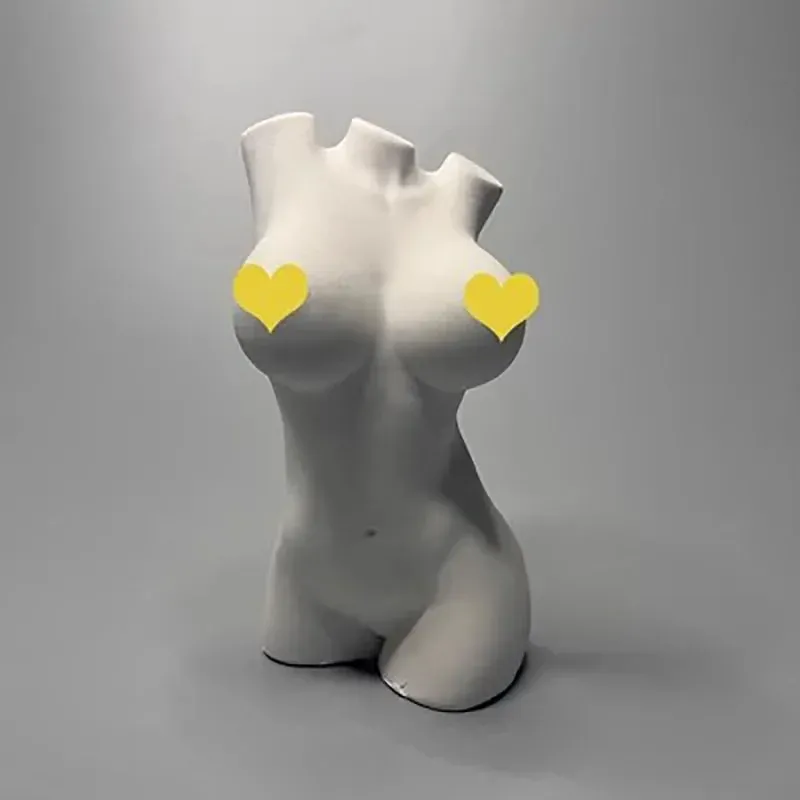 Sculpture de corps féminin minimaliste, décoration de bureau en plâtre, petits ornements, cadeaux d'anniversaire haut de g...