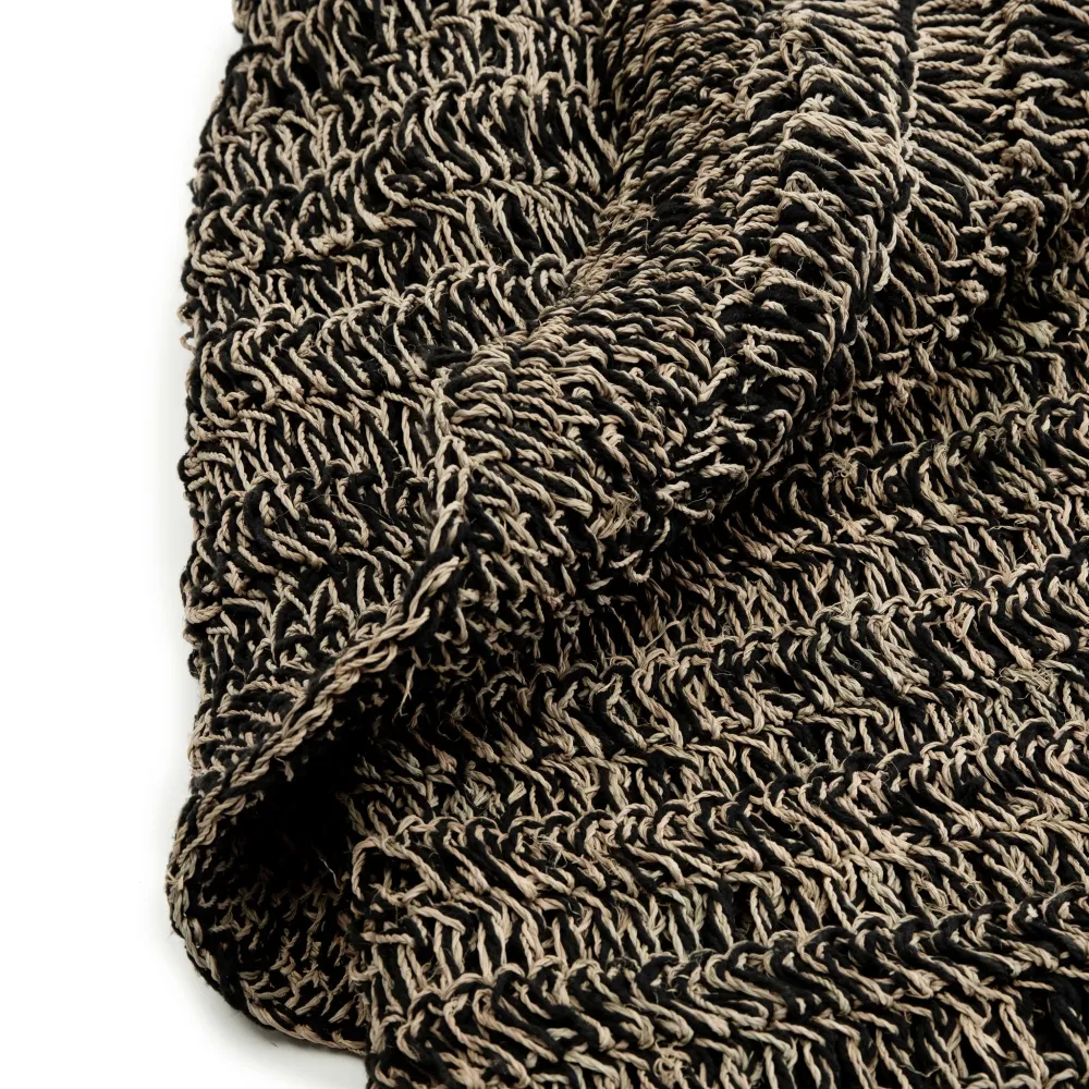 SEAGRASS Tapis 100 Naturel-Noir