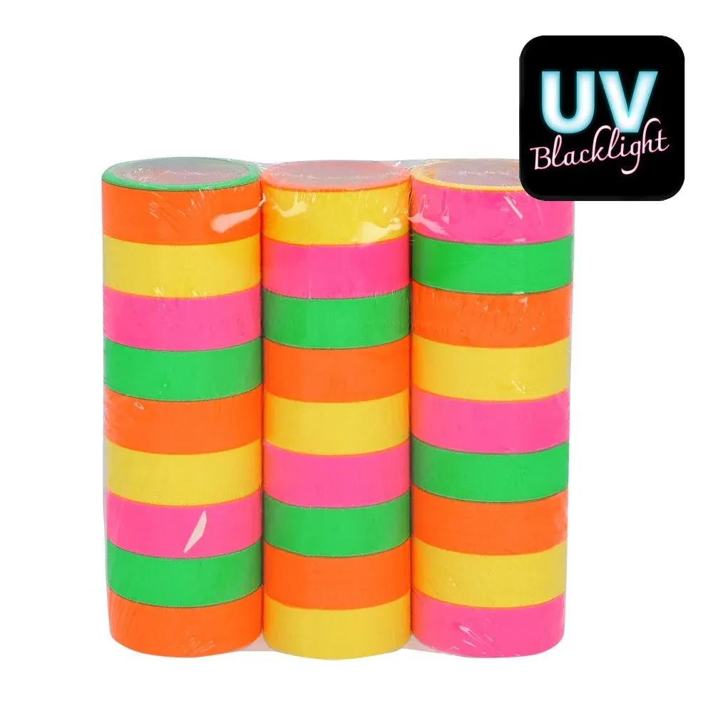 Serpentine colorée Néon Uv 4m 3pcs