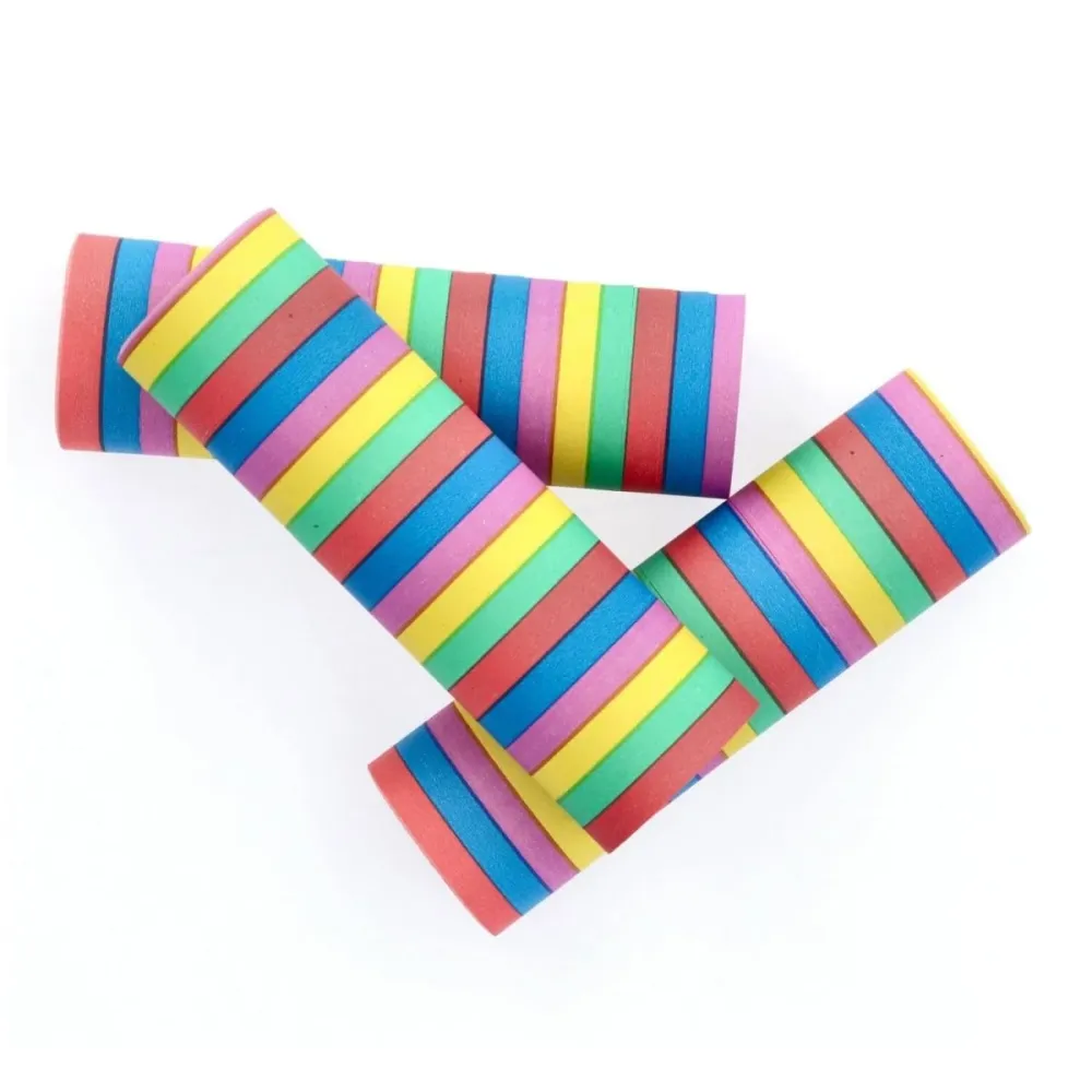 Serpentines - Multicolore - 4 mètres - 3 pièces