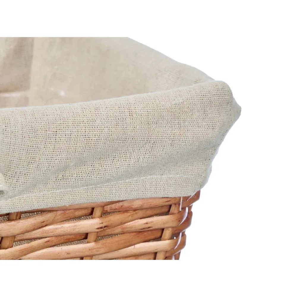 Set de basket Kipit Naturel Polyester Coton osier 3 Pièces (8 Unités)