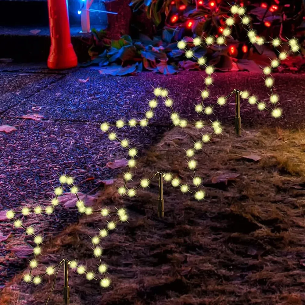 Set d'étoiles de Noël LED - 3 pièces - 30 cm - Blanc chaud