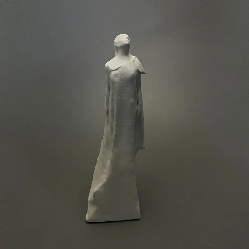 Statue en plâtre, décoration créative, moderne, simple, luxueuse, artistique, abstraite, cadeau, modèle de musée, décorati...