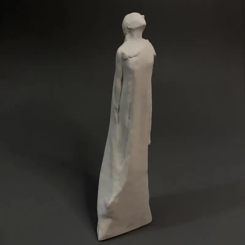 Statue en plâtre, décoration créative, moderne, simple, luxueuse, artistique, abstraite, cadeau, modèle de musée, décorati...