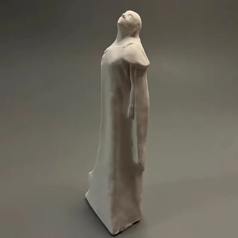Statue en plâtre, décoration créative, moderne, simple, luxueuse, artistique, abstraite, cadeau, modèle de musée, décorati...