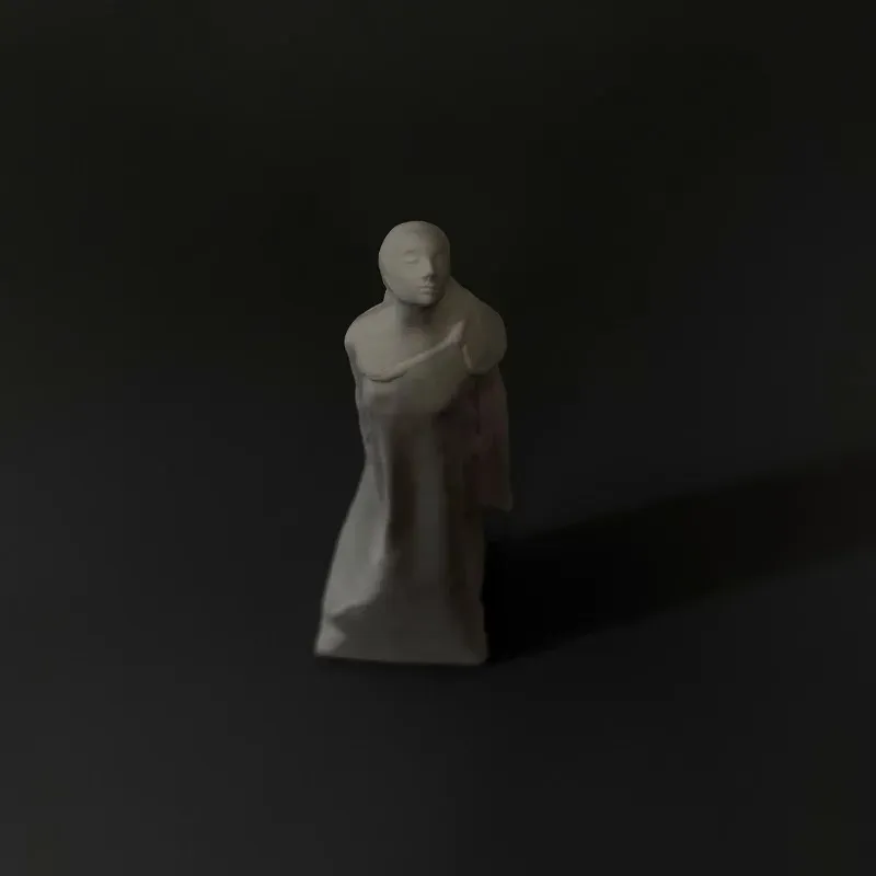 Statue en plâtre, décoration créative, moderne, simple, luxueuse, artistique, abstraite, cadeau, modèle de musée, décorati...