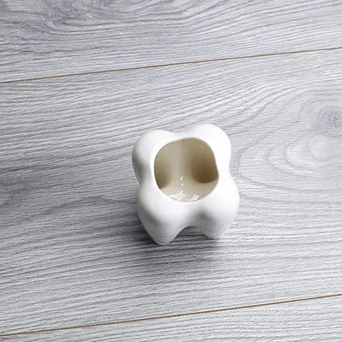 Vase Créatif en Céramique Dentaire Succulentes