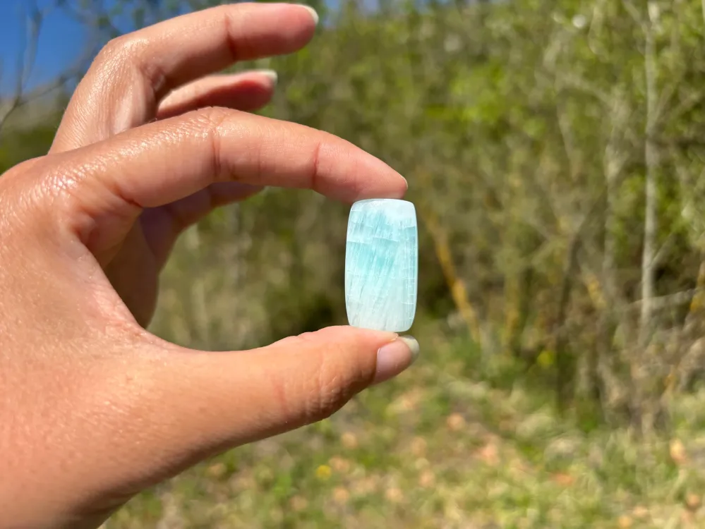 VENDU Aragonite bleue 6