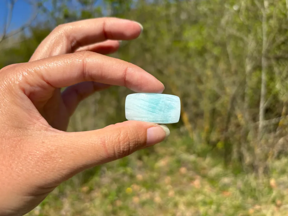 VENDU Aragonite bleue 6