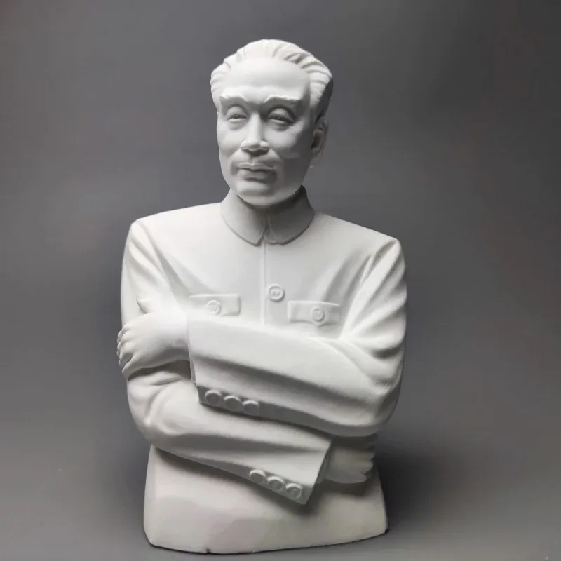 Zhou Enlai Grand Homme Modèle Plâtre Figure Sculpture Art Décoration Ornements Art Intérieur Salon Figurines Décor De Bureau