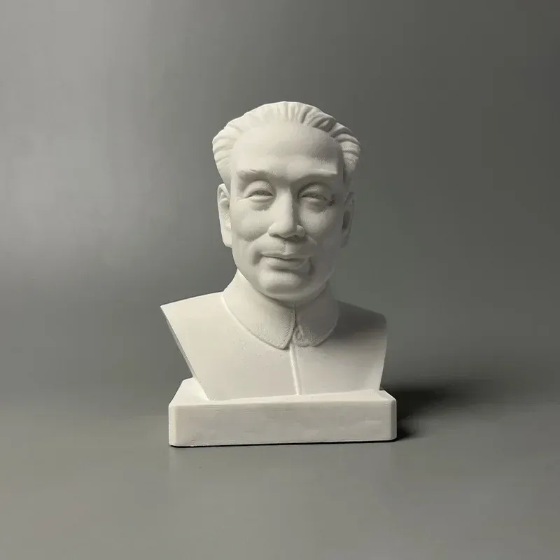 Zhou Enlai Modèle Plâtre Figure Sculpture Art Décoration Ornement Art Intérieur Salon Figurines Bureau Décor Statue Moderne