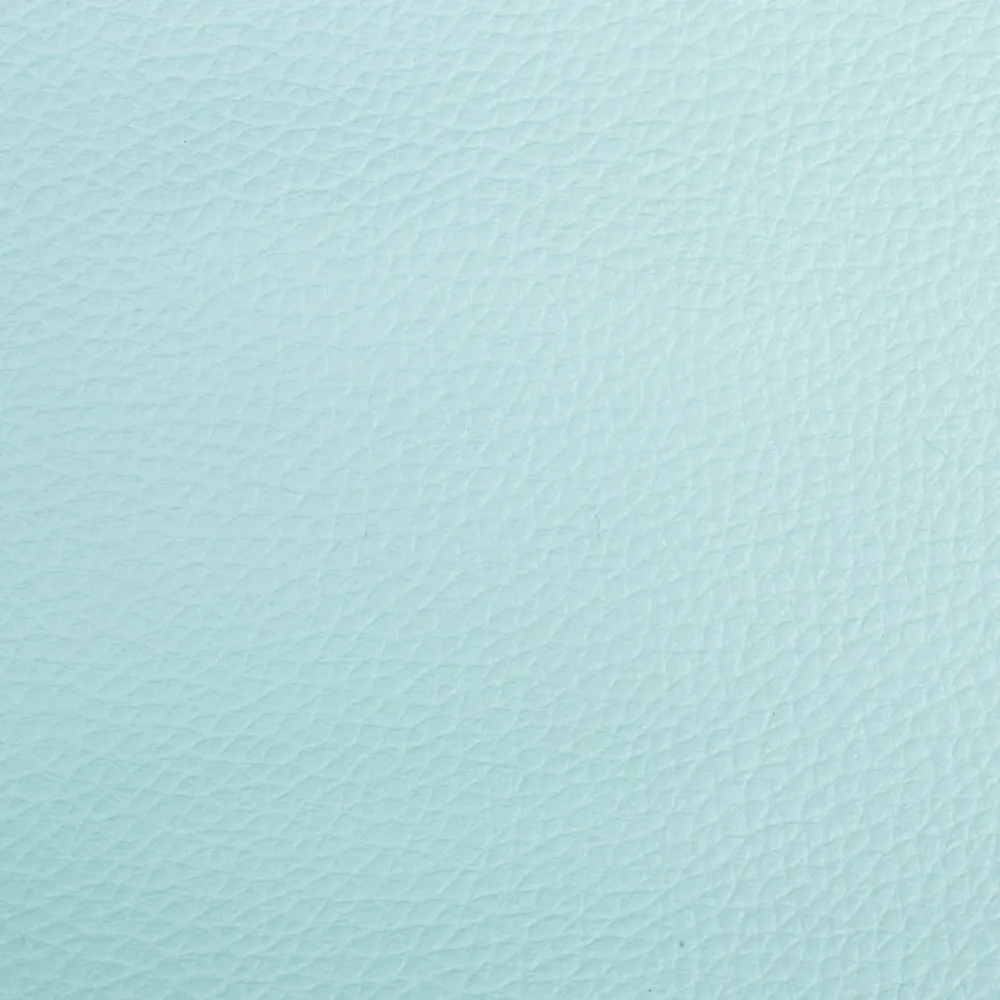 Tissu décor maison - Utilitaire - Aspect Cuir Chesterfield - Aqua