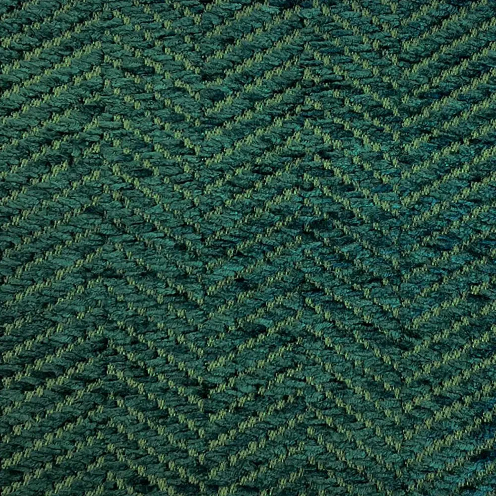 Tissu de Rembourrage décor maison - Collection Bromont - Lori - 014 - Émeraude