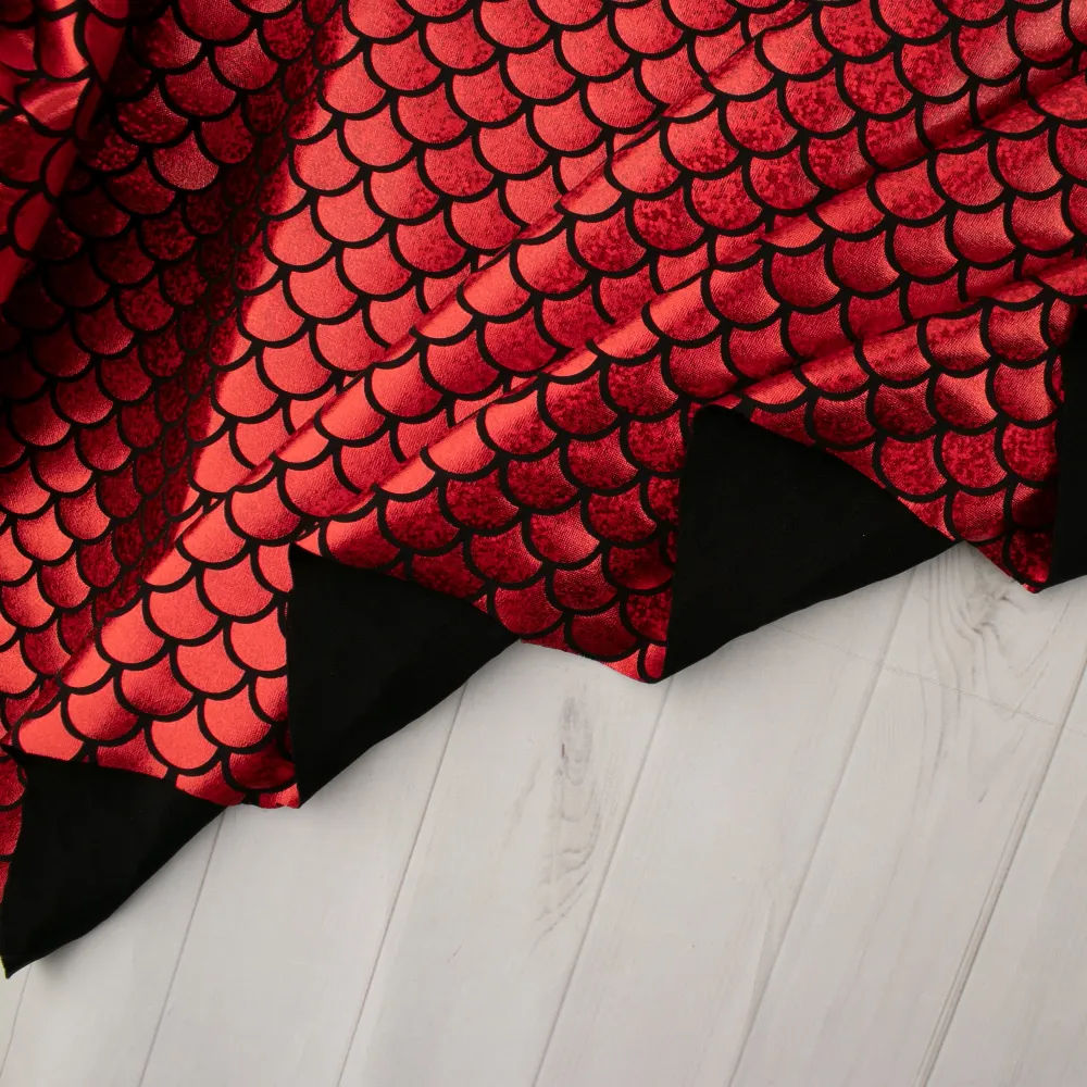 MARDI GRAS - Tissu pour déguisement - àcaille - Rouge