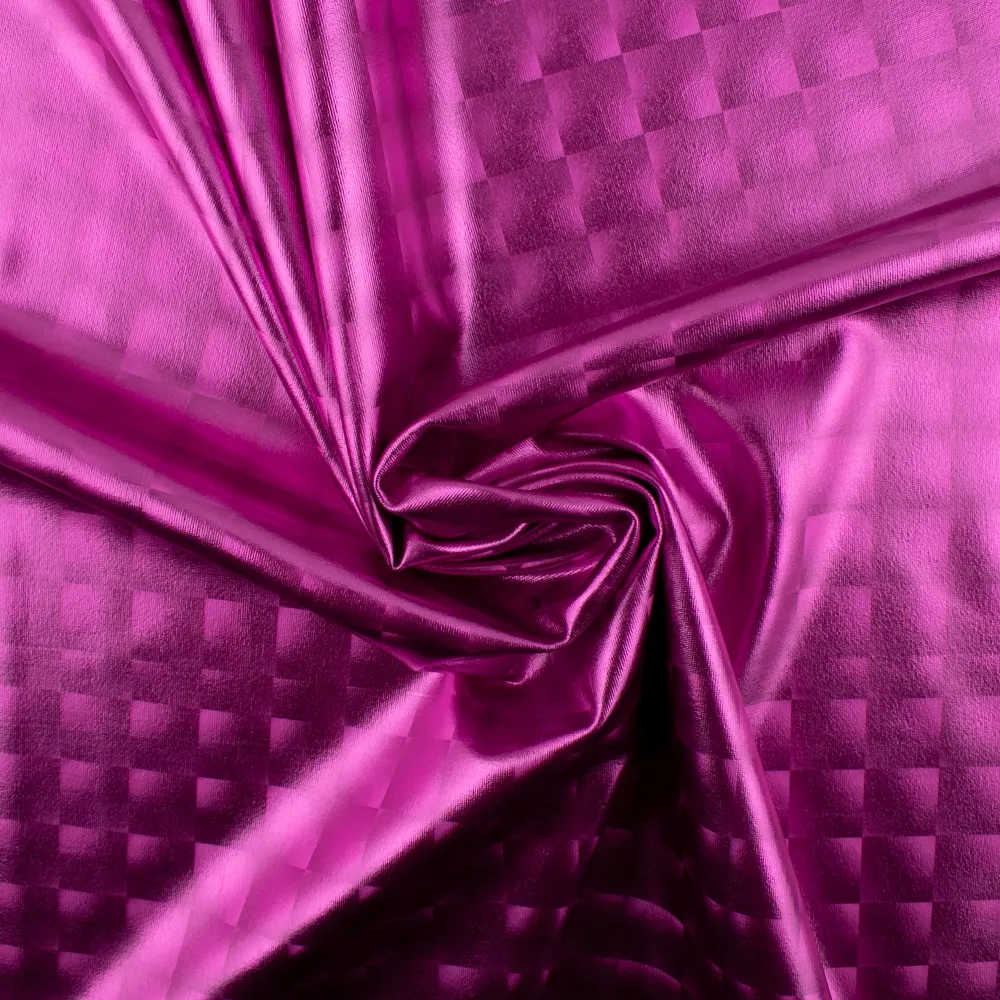 MARDI GRAS - Tissu pour déguisement - Carré - Rose
